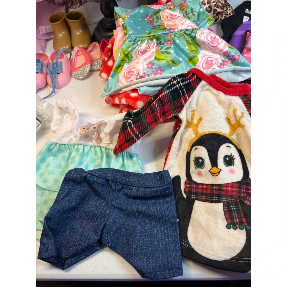 18 Inch Doll Clothes Accessories Lot fits American Girl Our Generation 20+pc